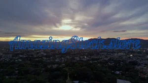 San Salvador sunrise, over the city.